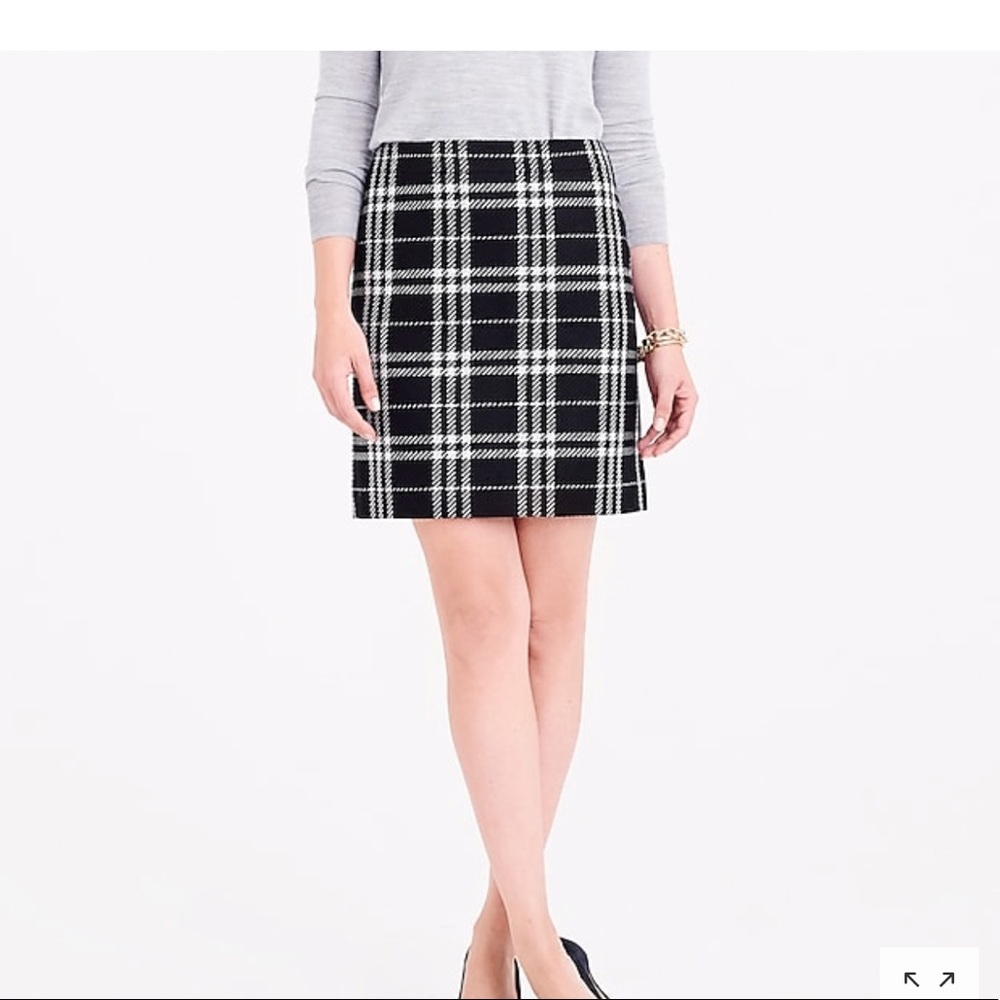 JCrew Plaid Mini Skirt